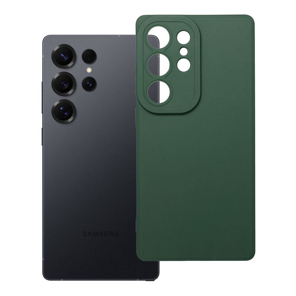Husa Matt 2.0 pentru Samsung S25 Ultra Verde inchis