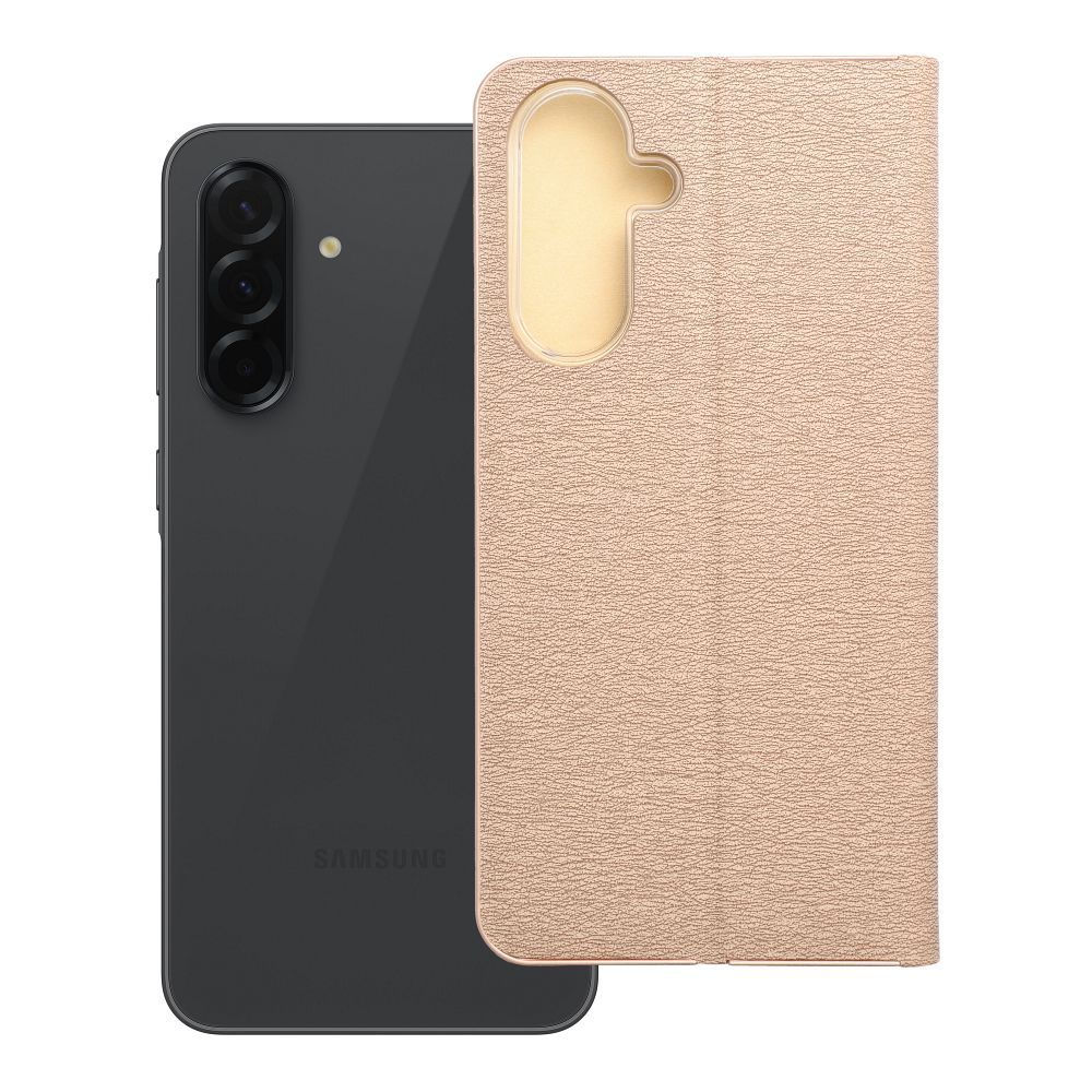 Husa Luna Book Auriu Flip pentru Samsung A36 5G Auriu