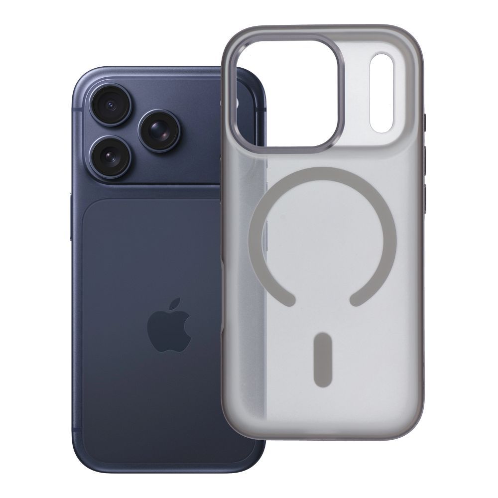Husa Flexline Mag pentru iPhone 18 Pro / 17 Pro Compatible cu Magsafe Gri