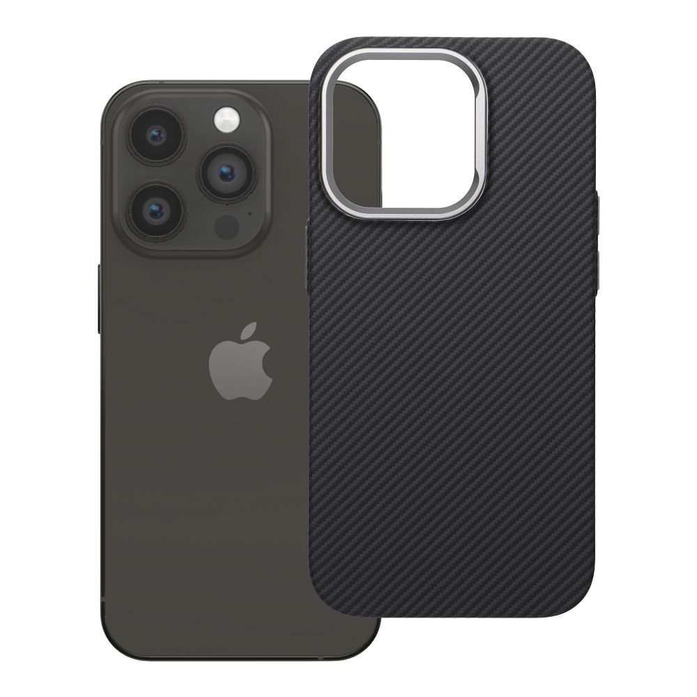 Husa K-look pentru iPhone 14 PRO Compatible cu Magsafe Negru