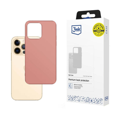 Husa pentru iPhone 13 Pro Max From The 3mk Matt Series - Roz