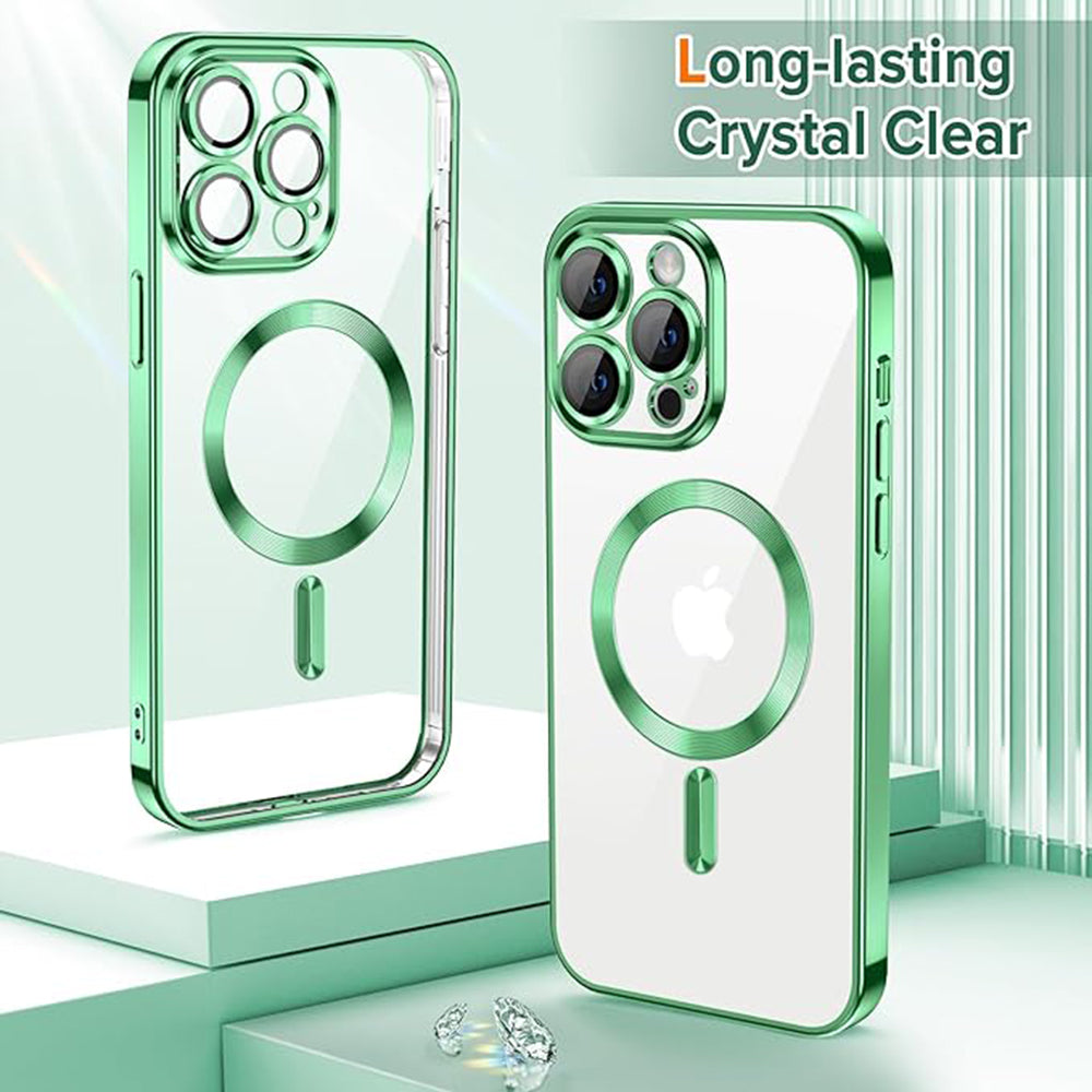 Techsuit - Luxury Crystal MagSafe - iPhone 14 Pro Max - Light Green