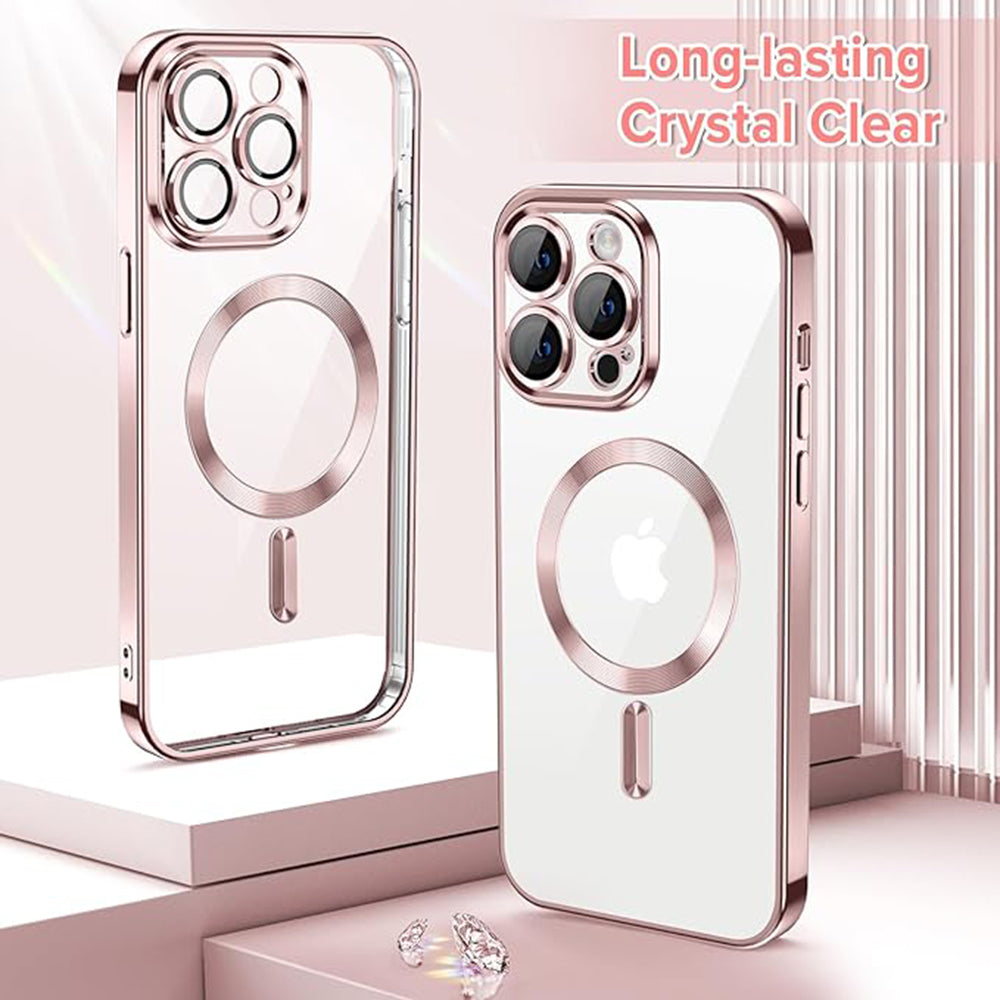Techsuit - Luxury Crystal MagSafe - iPhone 14 Pro Max - Pink