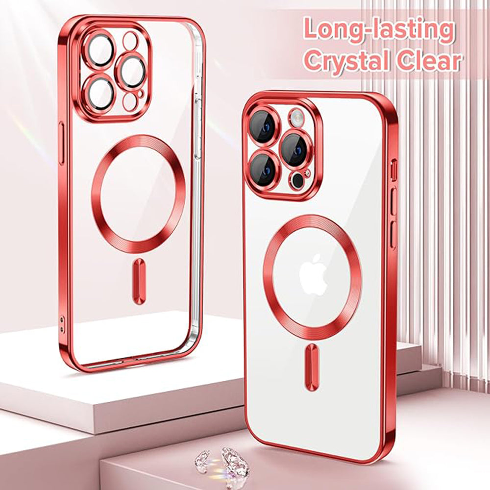 Techsuit - Luxury Crystal MagSafe - iPhone 14 Pro - Red