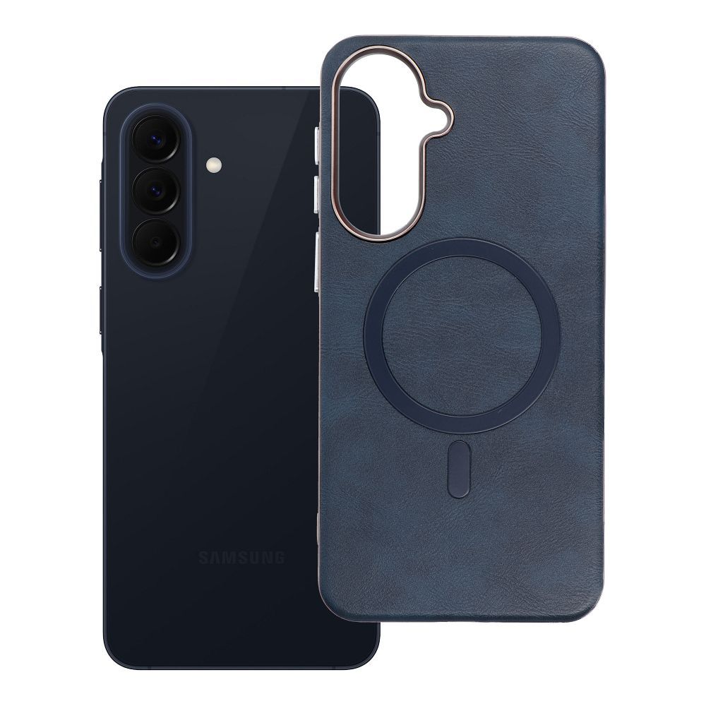 Husa Gentleman Mag pentru Samsung A57 Compatible cu Magsafe Bleumarin