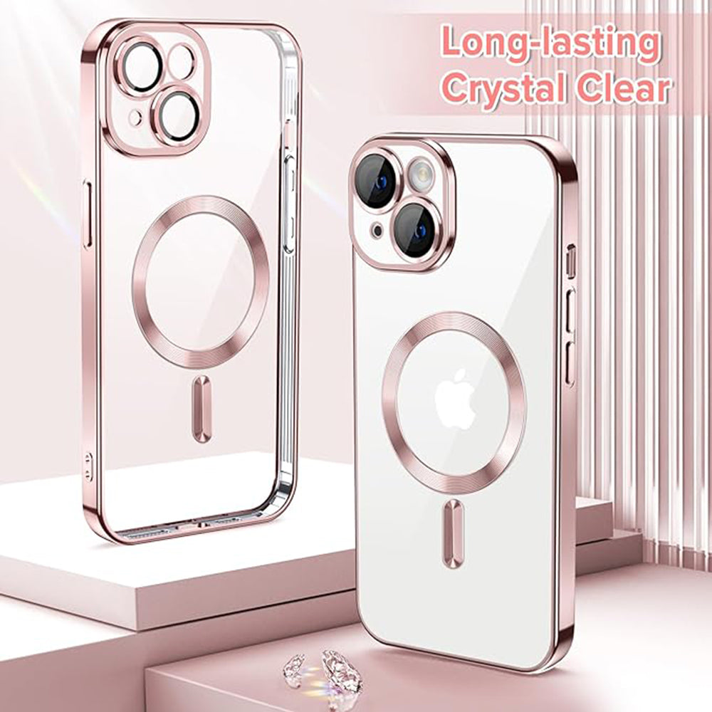 Techsuit - Luxury Crystal MagSafe - iPhone 14 - Pink
