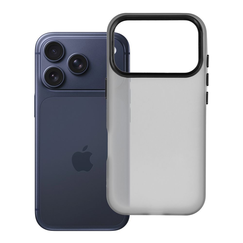 Husa Sappy pentru iPhone 17 Pro / 18 Pro (Low Camera Edge) Negru