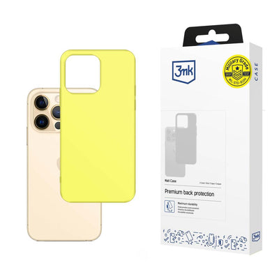 Husa 3mk Matt pentru iPhone 13 Pro - Galben