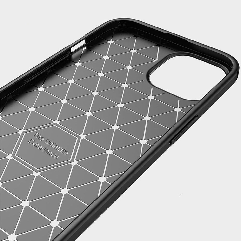 Techsuit - Carbon Silicone - iPhone 14 Pro - Black