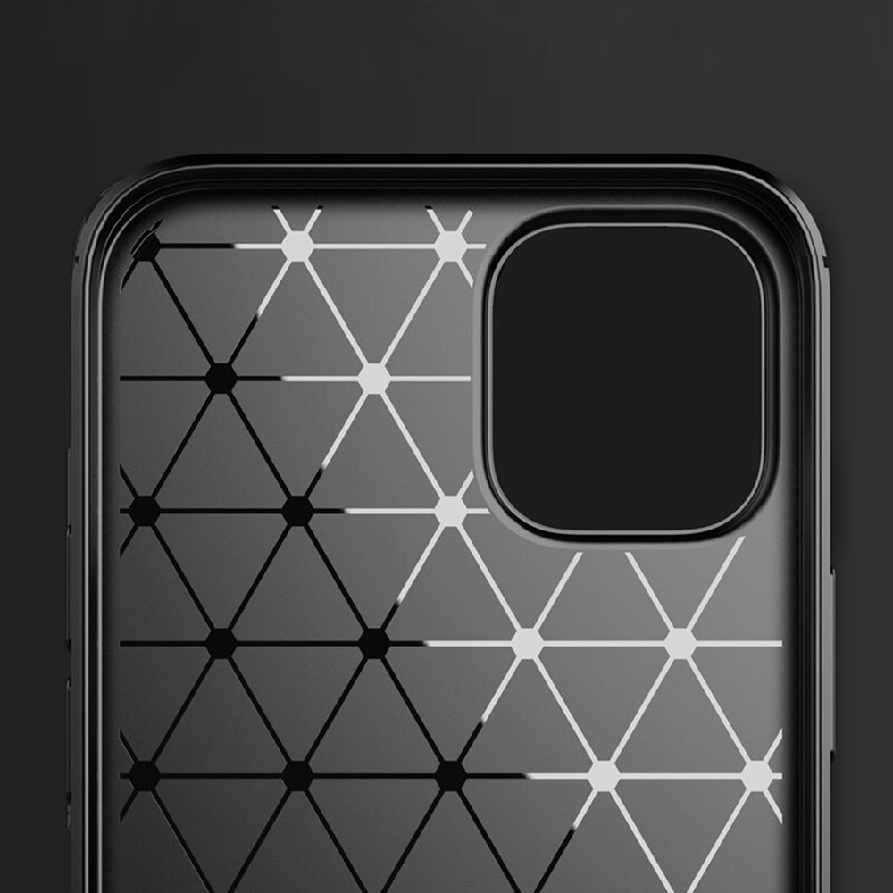 Techsuit - Carbon Silicone - iPhone 14 - Black