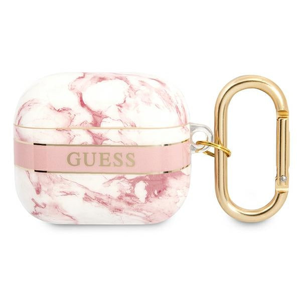 Curea Guess AirPods 3 Cover Roz/Roz Marble Collection