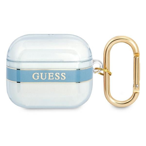 Curea Guess AirPods 3 Cover Albastru/Albastru Collection