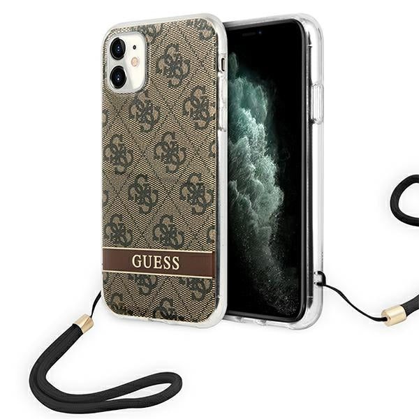 Curea Guess Guohcn61h4stw iPhone 11 Maro/Maro Hardcase 4G Print