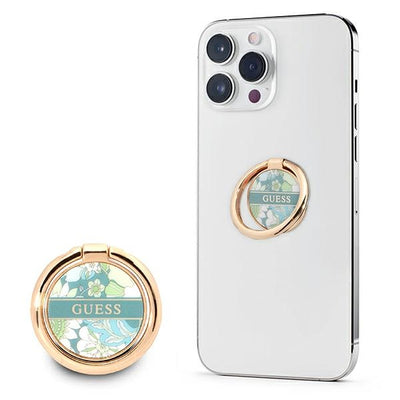 Suport auto Guess Ring Stand Gurshchman Verde/Verde Flower