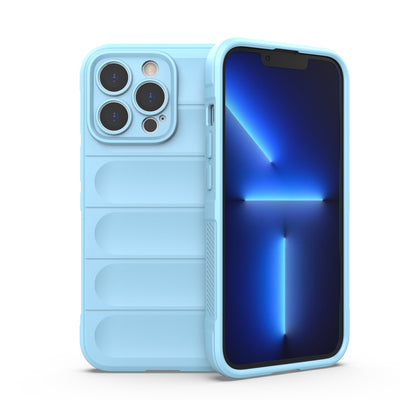 Husa Magic Shield pentru iPhone 13 Pro Flexible Armored Cover Albastru deschis