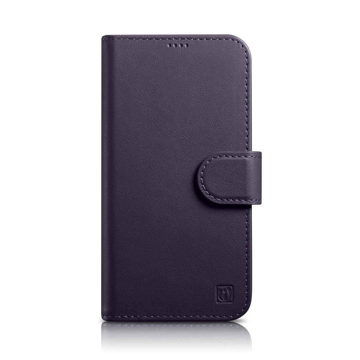 Husa Icarer Wallet 2in1 Cover iPhone 14 Plus Anti-rfid Leather Flip Mov inchis (Wmi14220727-dp)