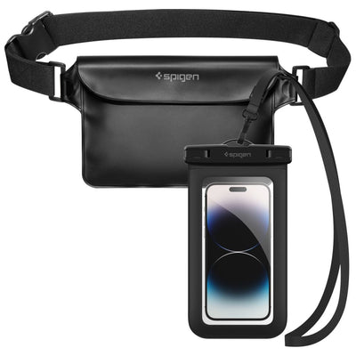 Husa Spigen Aqua Shield A621 Waterproof Hip Bag + Floating - Negru