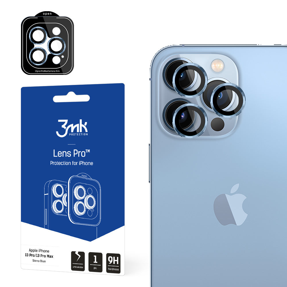 Folie Apple iPhone 13 Pro/13 Pro Max - 3mk lentila Protection Pro Sierra Albastru