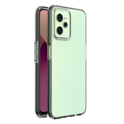 Husa Spring pentru Realme C35 Silicone Cover cu Frame Negru