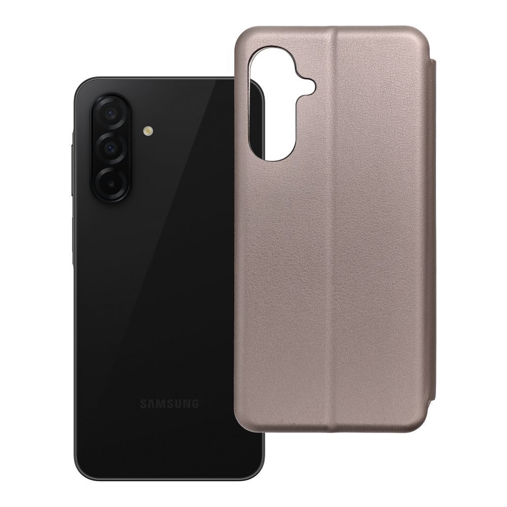 Husa Elegance Book Flip pentru Samsung A26 Steel