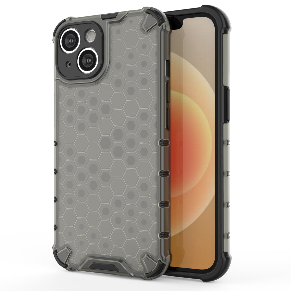 Husa Honeycomb pentru iPhone 14 Plus Armored Hybrid Cover Negru