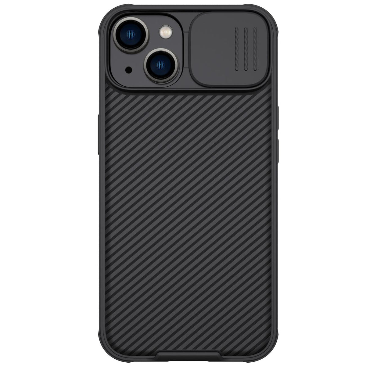 Husa Nillkin Camshield Pro Magnetic iPhone 14 Plus Cover Camera Protector Negru (cu Magsafe)