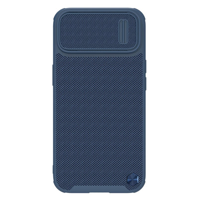 Husa Nillkin Textured S pentru iPhone 14 Plus, Armored Cover cu Camera Cover, Albastru