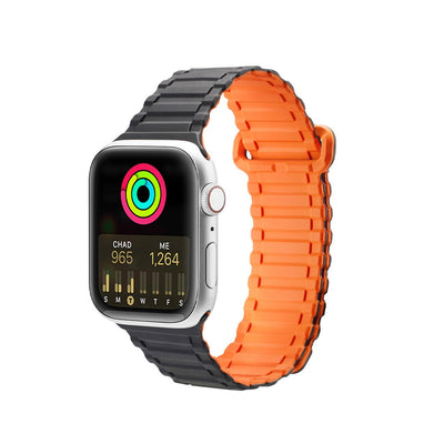 Curea Dux Ducis (Armor Version) Apple Watch SE 9, 8, 7, 6, 5, 4, 3, 2, 1 (41, 40, 38 Mm) Silicone Magnetic Band Bracelet