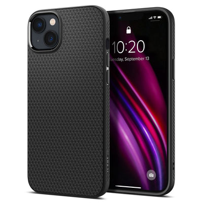 Husa Spigen Liquid Air iPhone 14 - Matte Negru