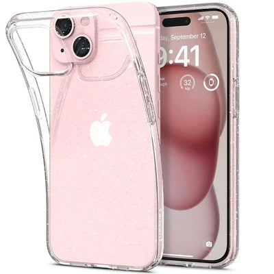 Husa Spigen Liquid Crystal iPhone 14 Plus - Transparent Glitter