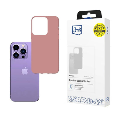 Husa pentru iPhone 14 Pro Max From The 3mk Matt Series - Roz