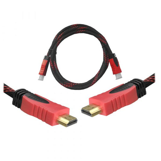 cablu HDMI-HDMI 1,5m Roșu v1.4 blist.