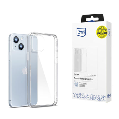 Husa pentru iPhone 14 Silicone From The 3mk Transparent Series - Transparent