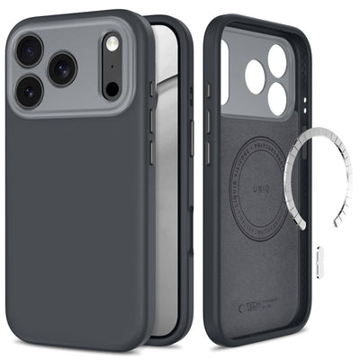 Husa Tech-protect Uniq Magsafe CC iPhone 17 Pro / 18 Pro Charcoal Gri
