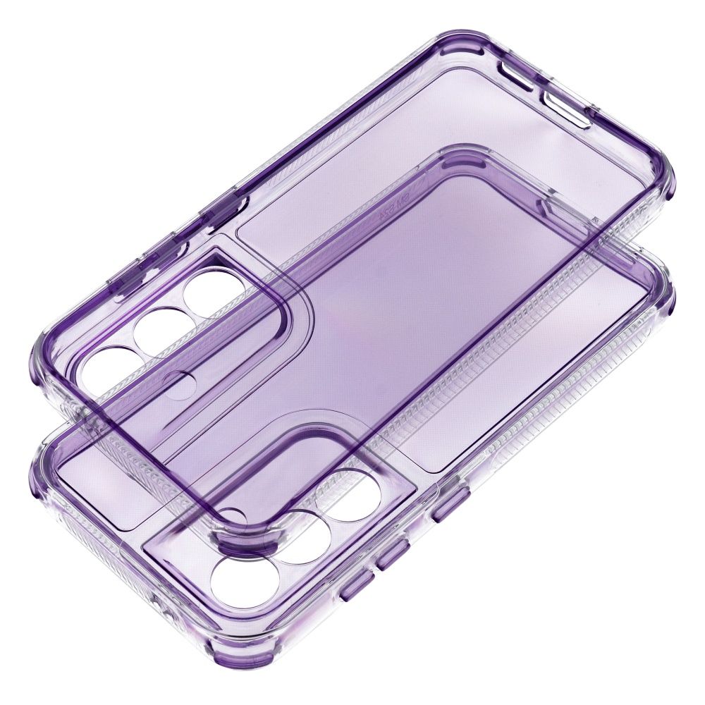 Husa Matrix Transparent pentru Xiaomi Redmi Note 14 PRO 4G Violet deschis