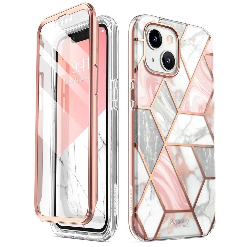 Husa Supcase Cosmo iPhone 14 Plus - Roz Marble