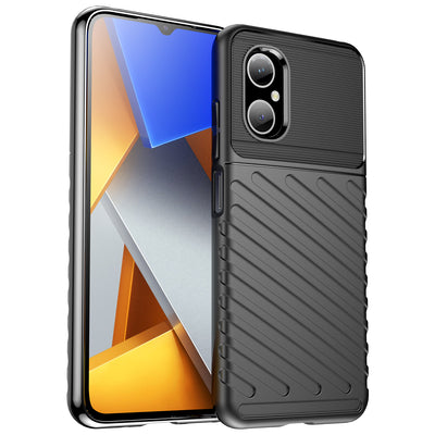 Husa Thunder Xiaomi Poco M4 5G Silicone Armor Negru