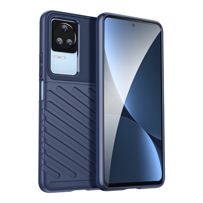 Husa Thunder pentru Xiaomi Poco F4 5G Silicone Armor Albastru