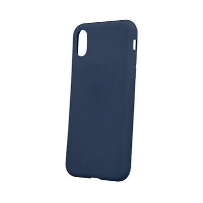 Husa Matt TPU pentru Xiaomi Redmi Note 14 4G (Global) Albastru inchis (164.84 X 78.15 X 8.16 Mm)