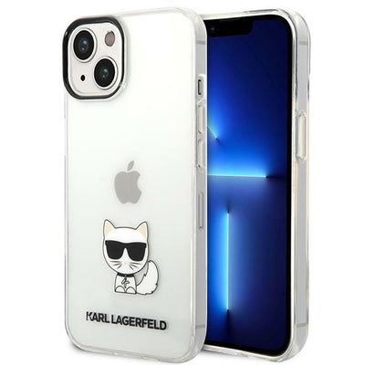Husa Karl Lagerfeld iPhone 14 Plus 6.7 "Hardcase Transparent / Transparent Choupette Body