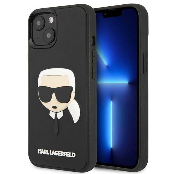 Husa Karl Lagerfeld Klhcp14mkh3dbk iPhone 14 Plus 6.7 "Negru / Negru Hardcase 3D Rubber Karl's Head