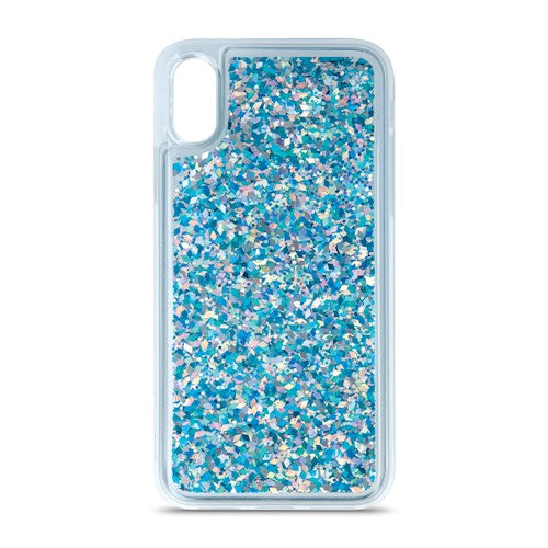 Husa Liquid Sparkle TPU pentru Xiaomi Redmi 10c 4G Albastru