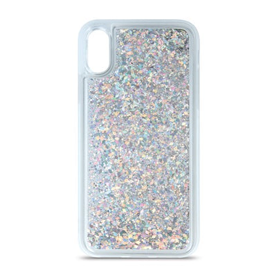 Husa Liquid Sparkle TPU pentru Xiaomi Redmi 10c 4G Argintiu