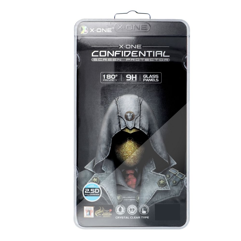 Folie X-one acoperire completa Extra Strong Privacy - pentru iPhone 11 sticla 9H