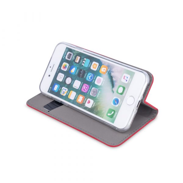 Husă pentru Motorola Moto G86 red Smart Magnet – Roșu