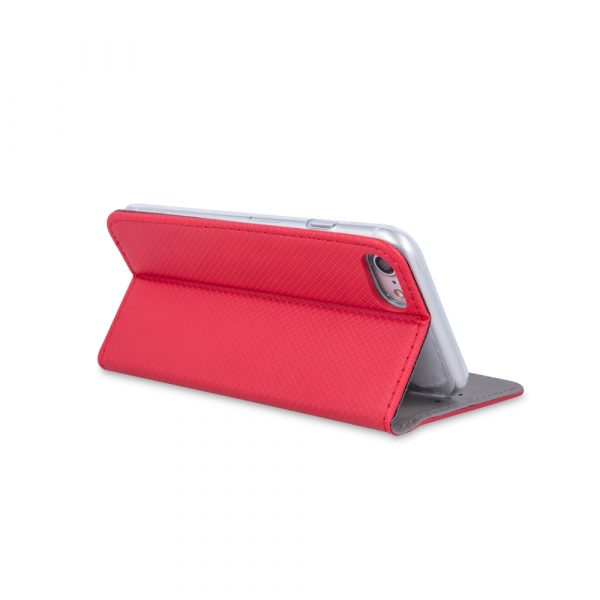 Husă pentru Motorola Moto G86 Power red Smart Magnet – Roșu