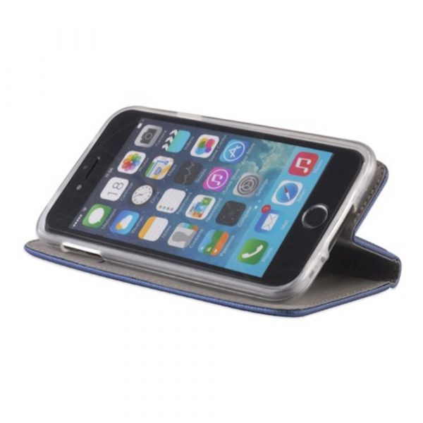 Husă pentru Motorola Edge 60 Pro 5G navy blue Smart Magnet – Albastru