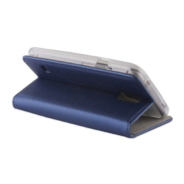 Husă pentru Motorola Moto G86 navy blue Smart Magnet – Albastru