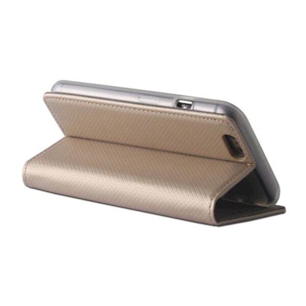 Husă pentru Motorola Edge 70 gold Smart Magnet – Auriu