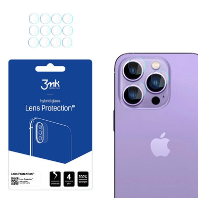Folie Camera Glass pentru iPhone 14 Pro Max / 14 Pro 7H pentru 3mk Series Lens Protection Lens